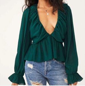NWT Free People Daia Top Garden Gem Size Small